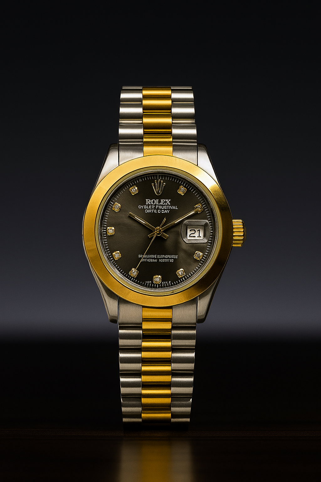 ROLEX oyster watch |with stainless golden &steel straps|For men’s