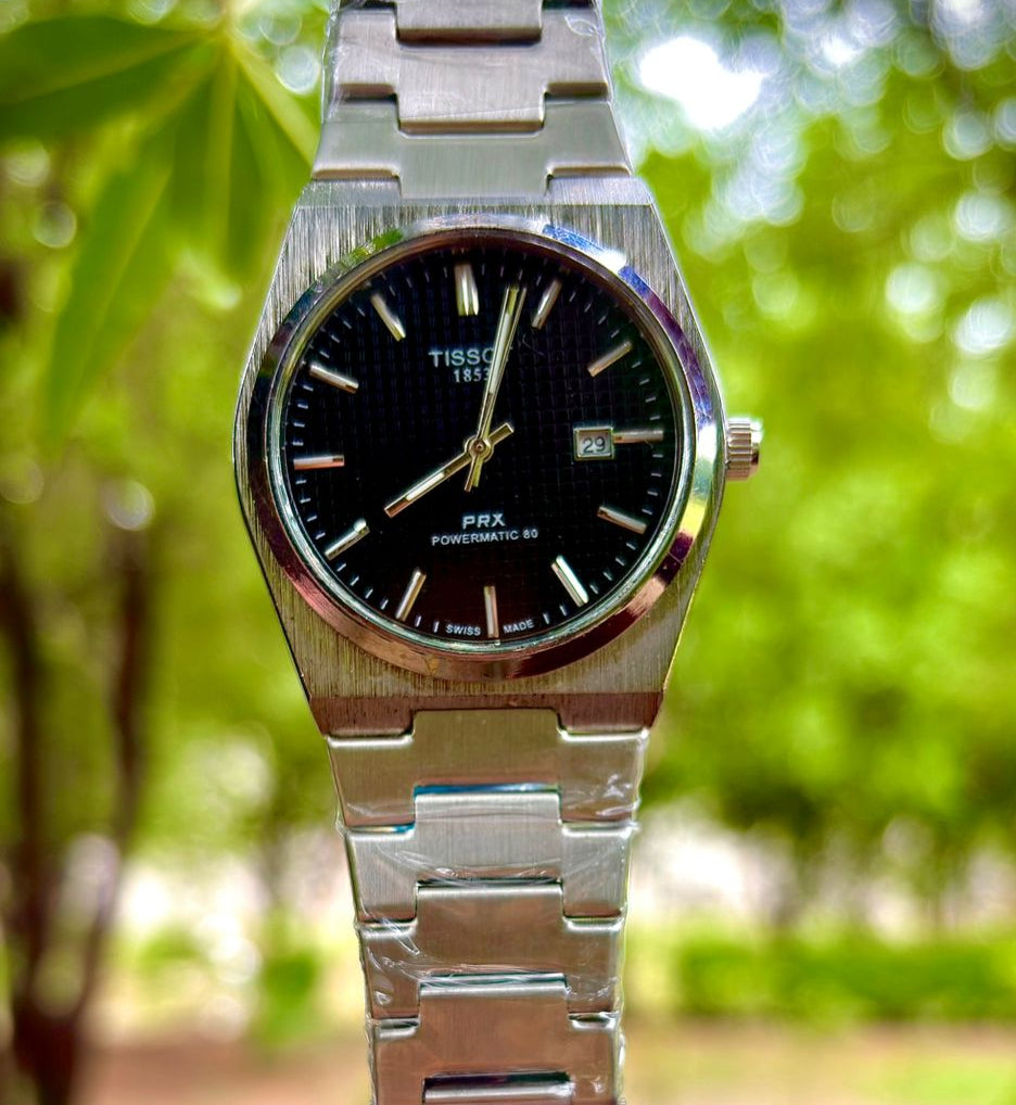 Tissot PRX Powermatic 80 Steel Black Dial Men Automatic Watch T137.407.11.051.00