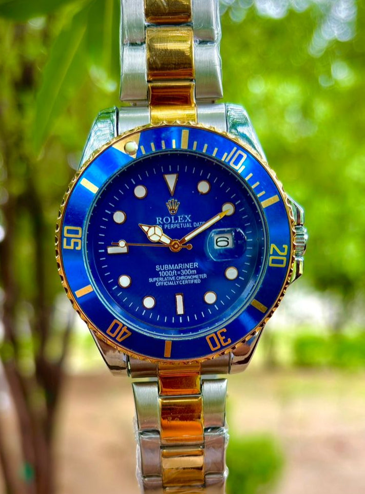 ROLEX  submarine with blue dial| For men's watch|thezeit