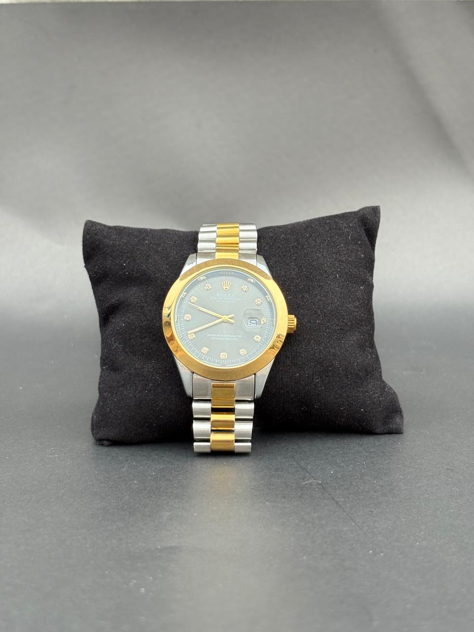 ROLEX oyster watch |with stainless golden &steel straps|For men’s