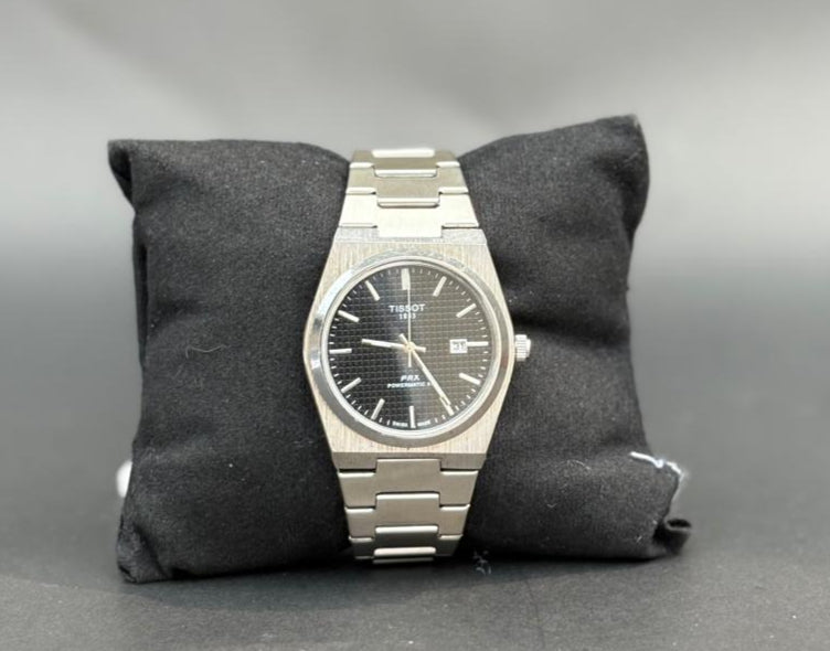 Tissot PRX Powermatic 80 Steel Black Dial Men Automatic Watch T137.407.11.051.00