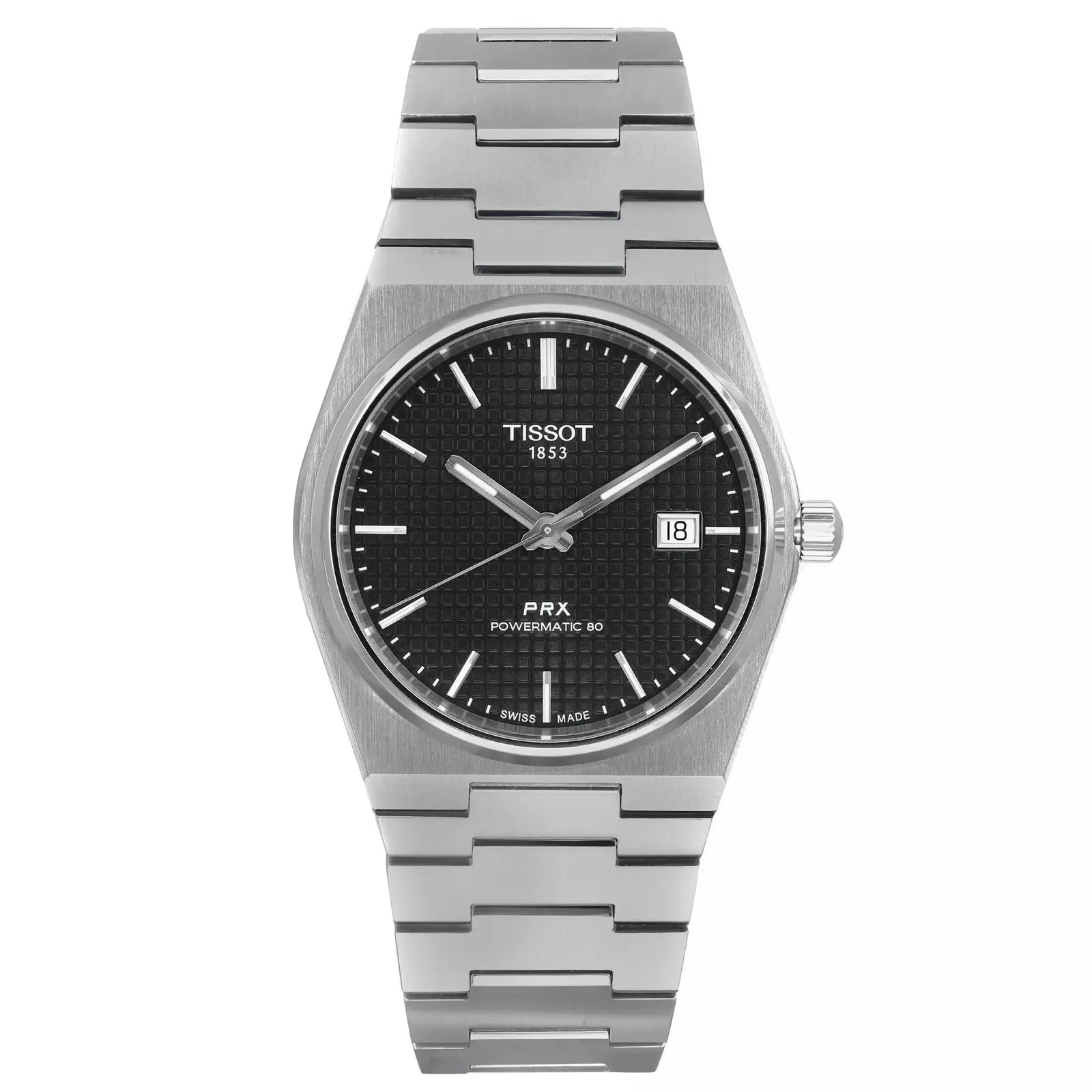 Tissot PRX Powermatic 80 Steel Black Dial Men Automatic Watch T137.407.11.051.00